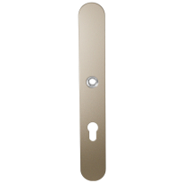 GPF1170.A4L long backplate rounded 72PZ left handed Champagne blend