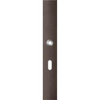 GPF1175.A1L long backplate rectangular lock 56 left handed Dark blend