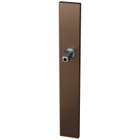 GPF1175.A2.432 long backplate XL rectangular lock 55PZ Bronze blend with welded knob fastener
