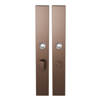 GPF1175.A2 long backplate rectangular bathroom 57/5 big knob Bronze blend