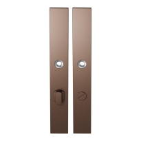 GPF1175.A2 long backplate rectangular bathroom 72/8 big knob Bronze blend