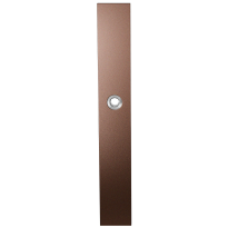 GPF1175.A2L long backplate rectangular blind left handed Bronze blend