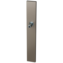 GPF1175.A3.442 long backplate XL rectangular lock 72PZ Mocca blend with welded knob fastener