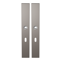 GPF1175.A3 long backplate rectangular lock 56 Mocca blend