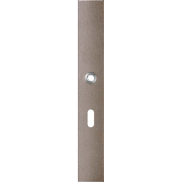 GPF1175.A3R long backplate rectangular lock 56 right handed Mocca blend