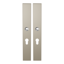 GPF1175.A4 long backplate rectangular 55PZ Champagne blend