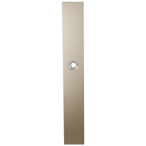 GPF1175.A4L long backplate rectangular blind left handed Champagne blend