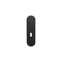 GPF1210.61L/R short backplate rounded lock 72 without leverhole left-/ right handed black