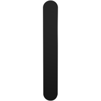 GPF1270.61L/R long backplate XL rounded 72PZ without leverhole left-/ right handed black
