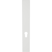 GPF1275.62L/R  long backplate XL rectangular 55PZ without leverhole left-/ right handed white