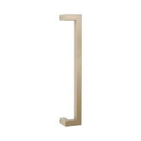 GPF13 pull handle 22x22x400mm cranked Champagne blend