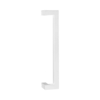 GPF13 pull handle 22x22x400mm cranked white