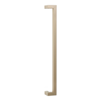 GPF13 pull handle 22x22x600mm cranked Champagne blend