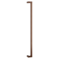 GPF13 pull handle 22x22x800mm cranked Bronze blend
