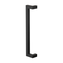 GPF13 pull handle black cranked 22x22mm