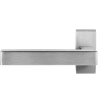 GPF1302.09-01L Zaki+ door handle on rose pointing left 70x32x10mm
