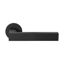 GPF1304.61-00 black Tapu door handle on rose 50x8mm