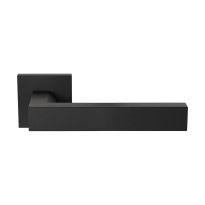 GPF1304.61-02 black Tapu door handle on rose 50x8mm