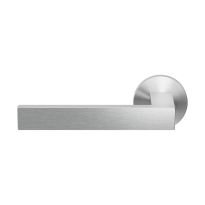 GPF1308.09-00L/R Zika door handle on rose pointing left/right 50x8mm