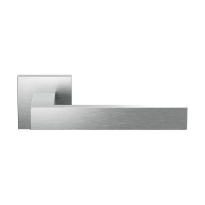 GPF1308.09-02 Zika door handle on square rose 50x50x8mm