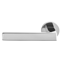 GPF1308.49-00L/R Zika door handle on rose pointing left/right 50x8mm