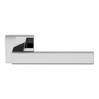 GPF1308.49-02 Zika door handle on square rose 50x50x8mm