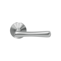 GPF1312.09-05 Pake door handle on round rose right stainless steel