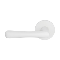 GPF1312.62-05L Pake door handle on round rose left white
