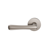 GPF1312.A3-05L Pake door handle on round rose left Mocca blend