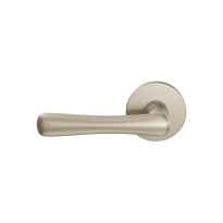 GPF1312.A4-05L Pake door handle on round rose left Champagne blend