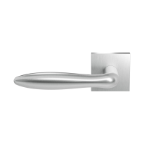 GPF1314.09-02L Rangi door handle on rose pointing left 50x8mm