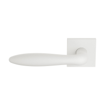 GPF1314.62-02L Rangi door handle on rose pointing left 50x8mm