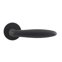 GPF135VRAS door handle on rose pointing right