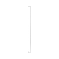 GPF14 pull handle white cranked 30x30mm