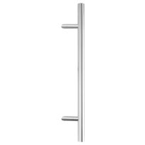 GPF20 pull handle T-model 32x640mm bracket 25mm satin stainless steel