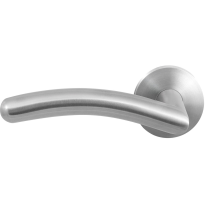 GPF2030.09-00L Mata door handle on rose pointing left 50x8mm