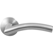 GPF2035.09-00 Papa door handle on rose 50x8mm