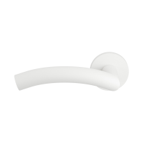 GPF2035.62-00L Papa door handle on rose pointing left 50x8mm