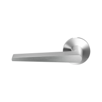 GPF2060.09-00L/R Piko door handle on rose pointing left/ right 50x8mm