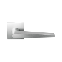GPF2060.09-02 stainless steel Piko door handle on rose 50x8mm