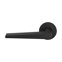 GPF2060.61.00L/R Piko door handle on rose pointing left/ right 50x8mm