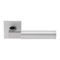 GPF2080.49/09-02 Kuri duo door handle on rose 50x50x8mm