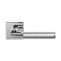 GPF3010.49/09-02 Taura duo door handle on rose 50x50x8mm