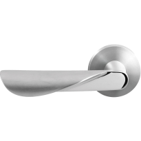 GPF3020.09/49-00L Moana duo door handle on rose 50x8mm left