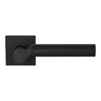 GPF3025.61-02R black Horo door handle on rose 50x8mm