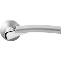 GPF3030.09/49-00 Hine duo door handle on rose 50x8mm