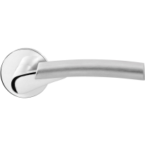 GPF3030.49/09-00 Hine duo door handle on rose 50x8mm