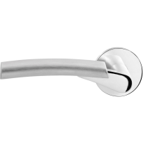 GPF3030.49/09-00L Hine duo door handle on rose 50x8mm left