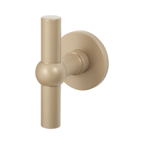 GPF3045.A4 Hipi cross knob on rose 50x6mm fixed including knob fastener