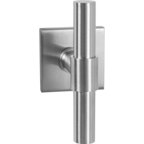 GPF3046.09-02L Hipi Deux door handle on rose pointing left 50x50x8mm